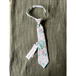 Janie and Jack Floral Toddler Tie